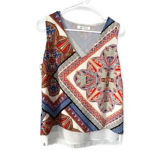 Rose+Olive Women Sleeveless  Top. Size M